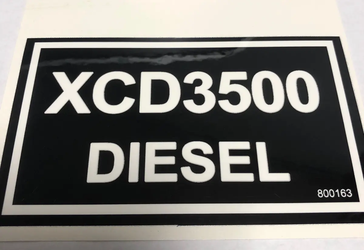 800163 Decal Xcd3500 Diesel Dixie Chopper Wh2 1