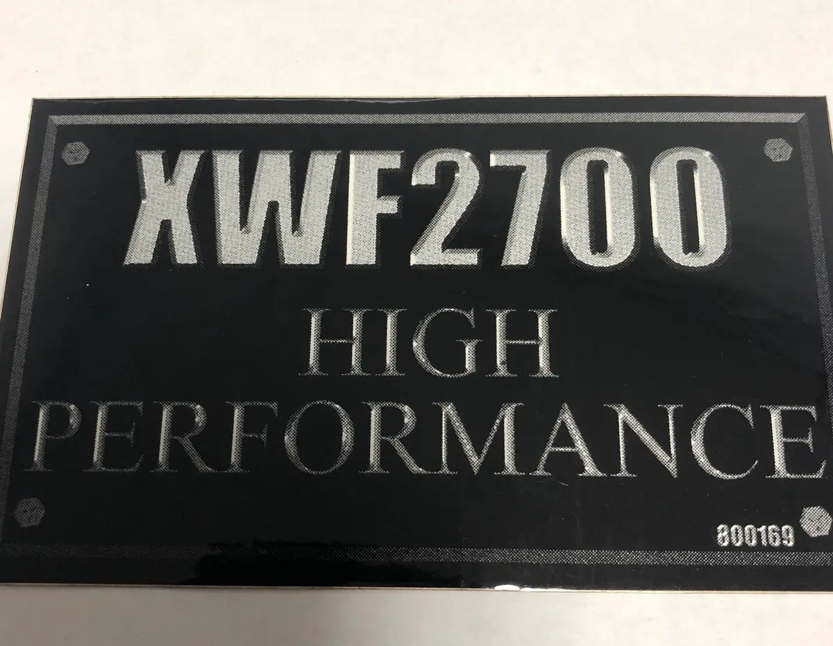 800169 Decal Xwf2700 High Performance Dixie Chopper Wh2 1