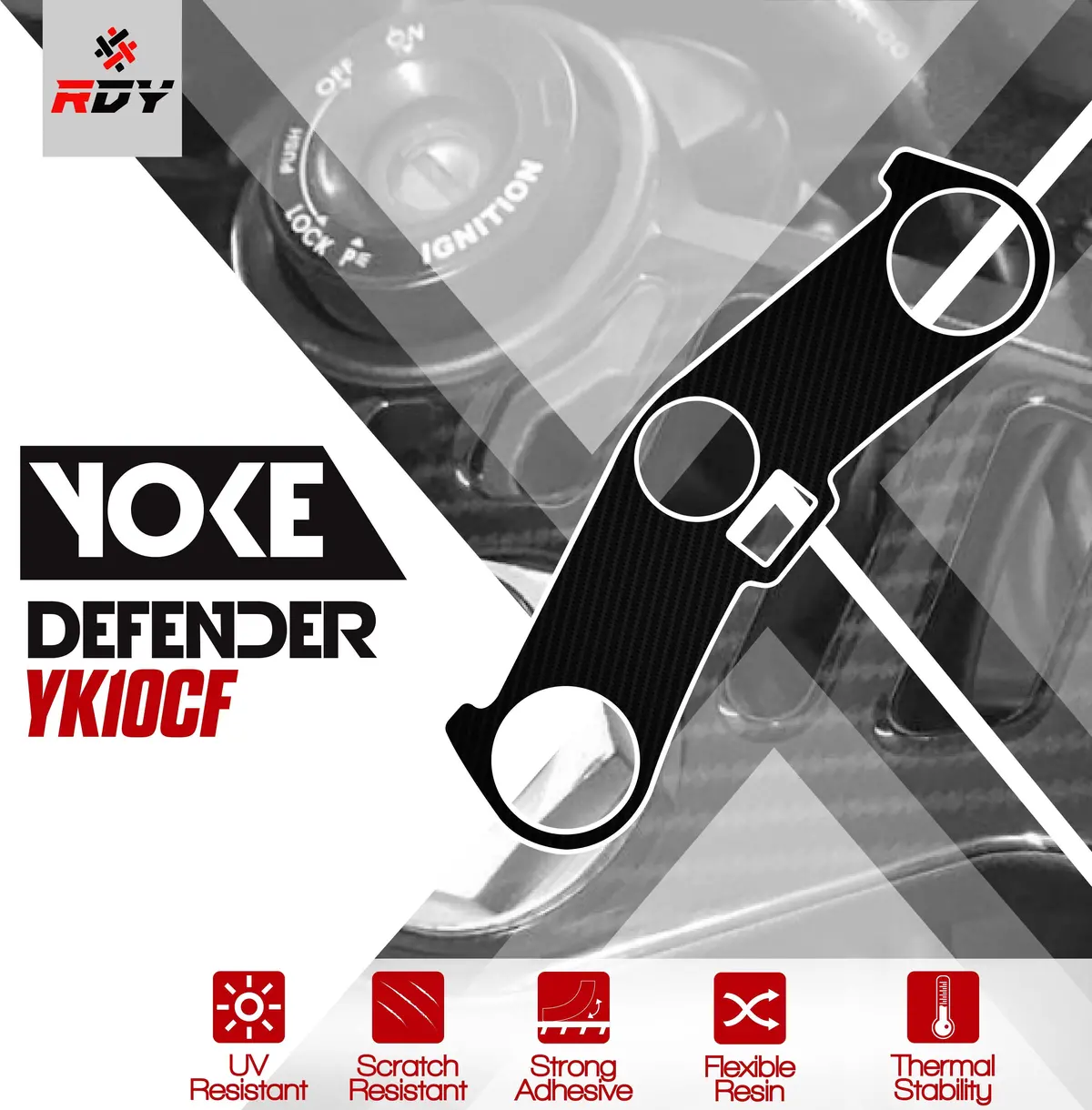 Rdy Yoke Defender Fits For Kawasaki Zx6r 636 ('03-'04) 1
