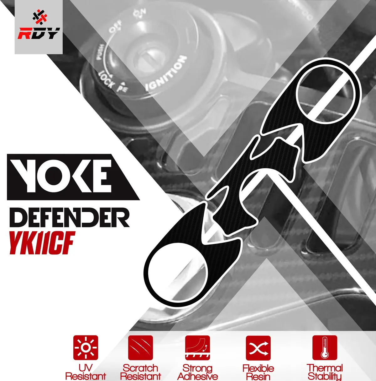 Rdy Yoke Defender Fits For Kawasaki Zx6-R ('05-'06) 1