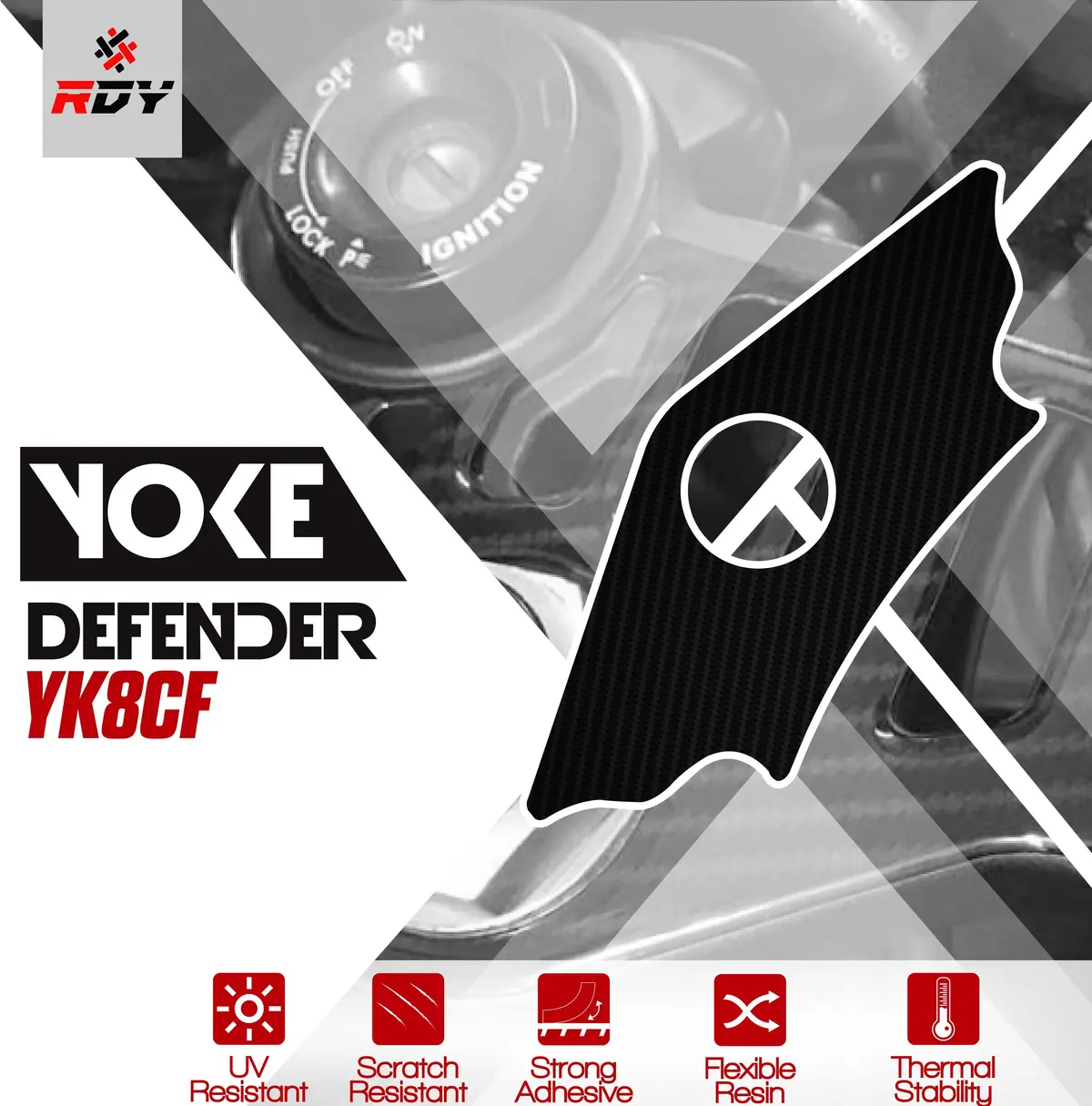 Rdy Yoke Defender Fits For Kawasaki Zx6r (-'99) 1