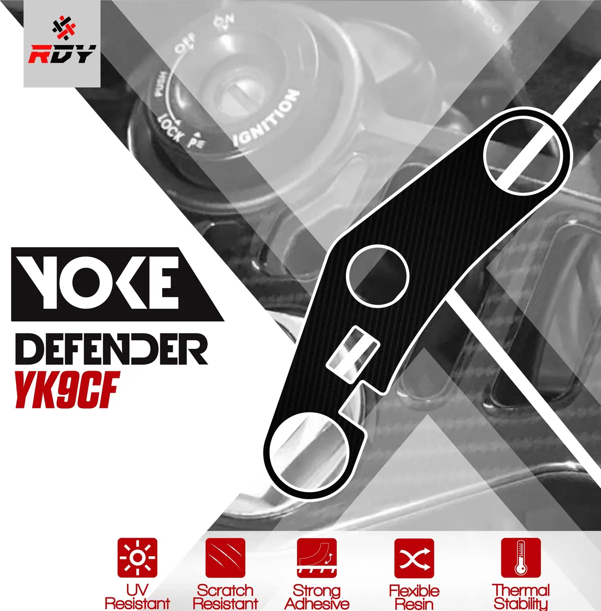 Rdy Yoke Defender Fits For Kawasaki Zx6-R ('00-'02) 1