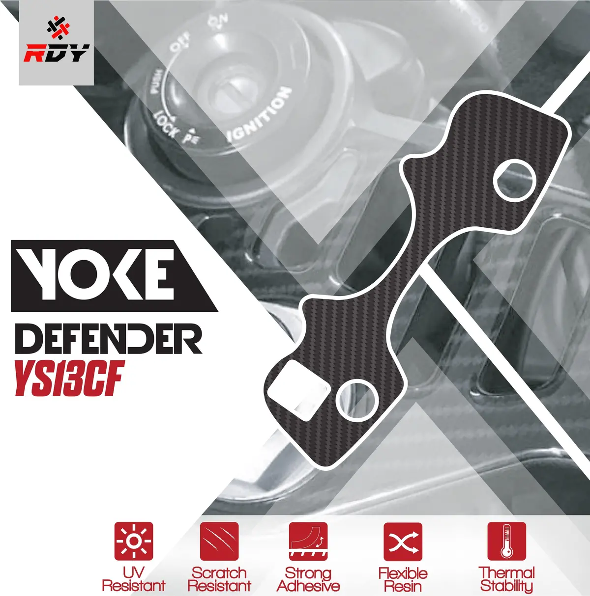 Rdy Yoke Defender Fits For Suzuki Hayabusa ('06-'08) 1