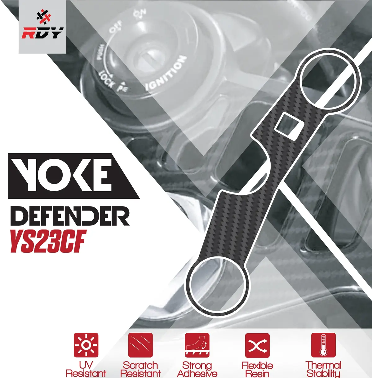 Rdy Yoke Defender Fits For Suzuki Gsx1000 ('03-'04) 1