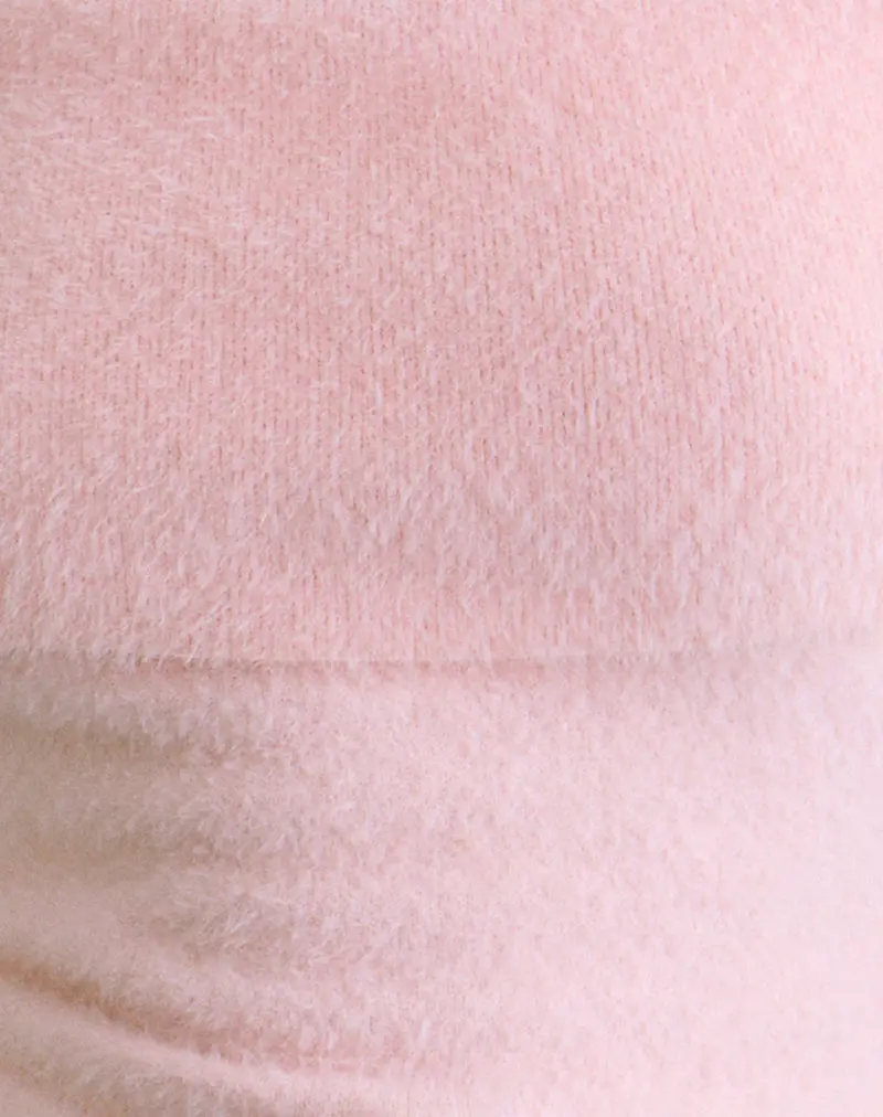 Yurian Off The Shoulder Top In Soft Pink 6