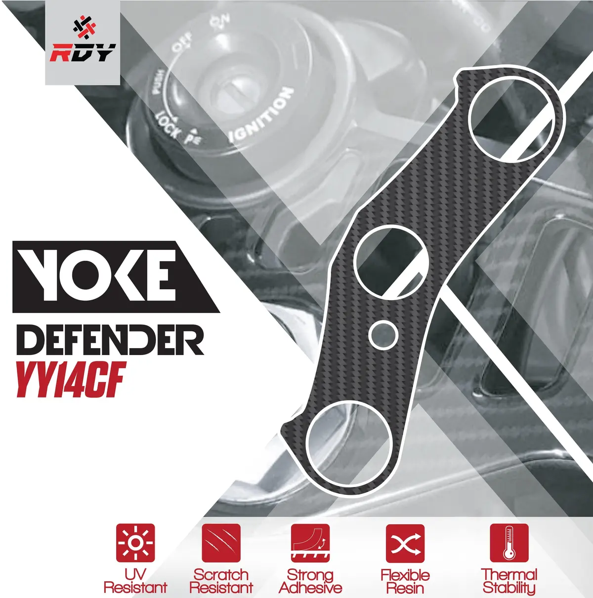 Rdy Yoke Defender Fits For Yamaha R1 ('07-'08) 1