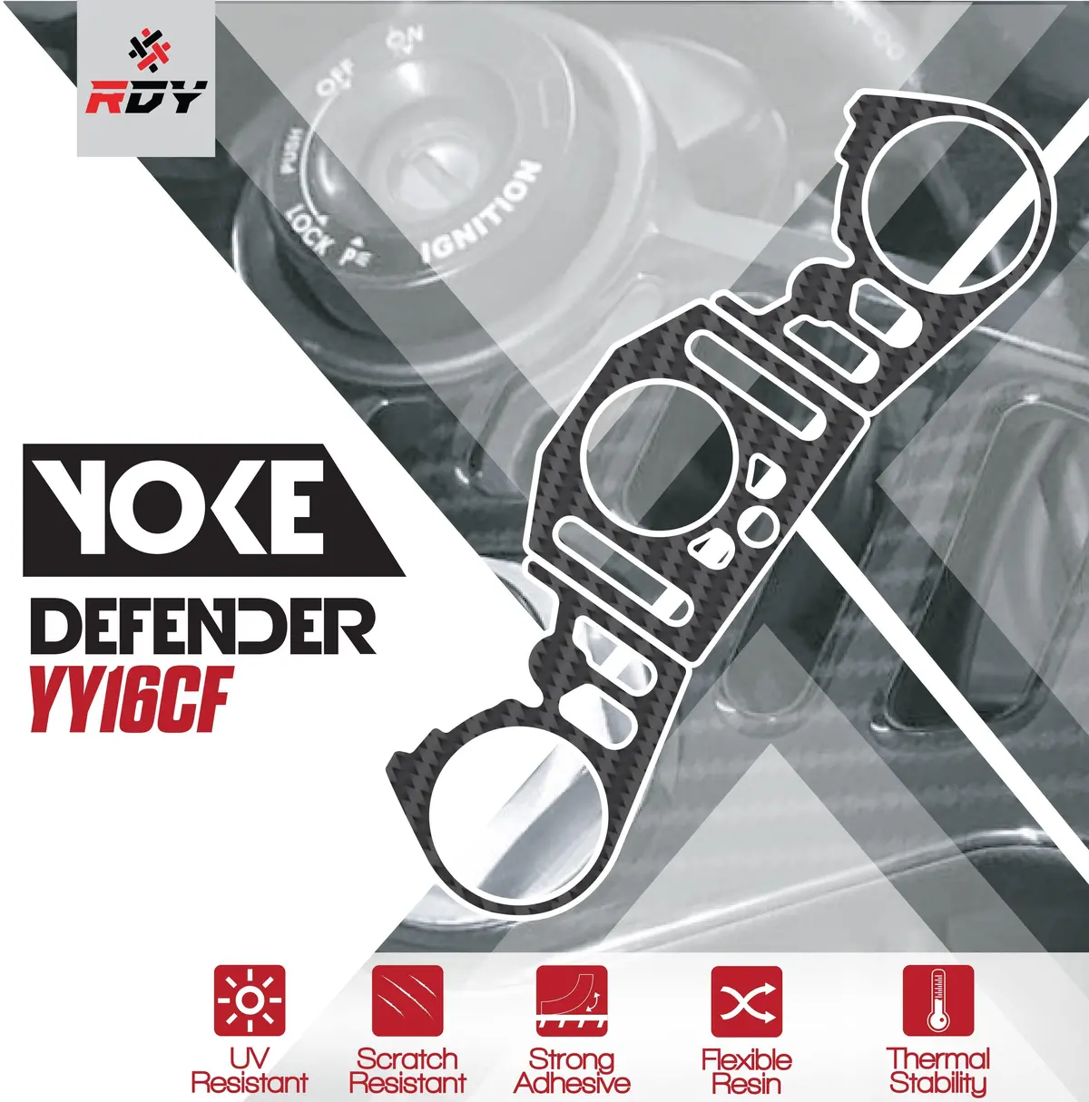 Rdy Yoke Defender Fits For Yamaha R1 ('12-'14) 1