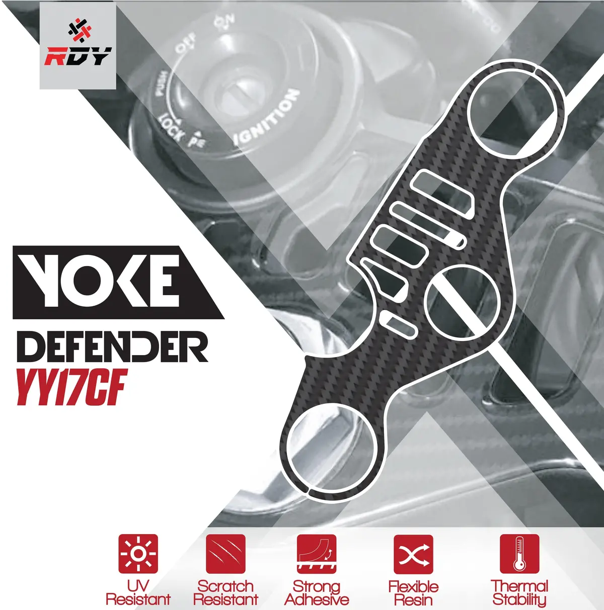 Rdy Yoke Defender Fits For Yamaha R1 ('15-'17) 1
