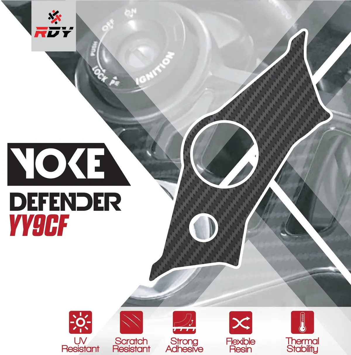 Rdy Yoke Defender Fits For Yamaha R6 ('04-'05) 1