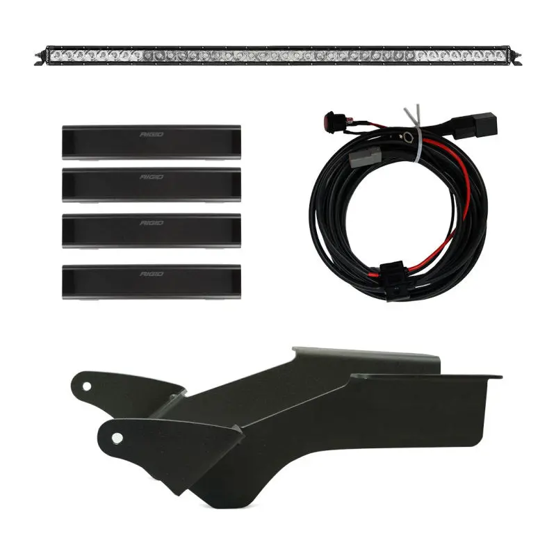 Rigid Industries 2021 Ford Bronco Roof Rack Light Kit (Incl. Sr Spot/Flood Combo Bar) 1