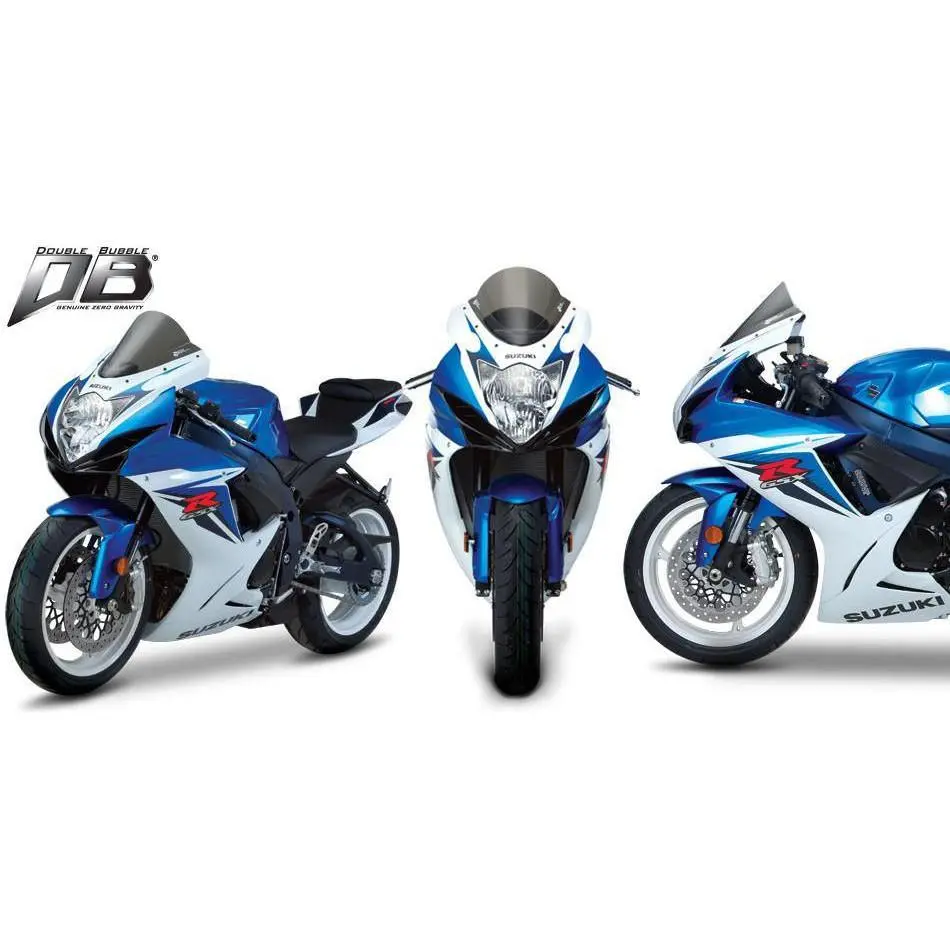 Zero Gravity Double Bubble Windscreen Fits For Suzuki Gsxr 600 / 750 ('11-'21) (Light Smoke) 1