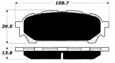 Subaru Porterfield High Performance Brake Pads 6