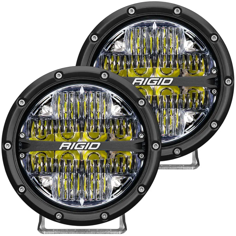 Rigid Industries 360-Series 6In Led Off-Road Drive Beam - White Backlight (Pair) 1