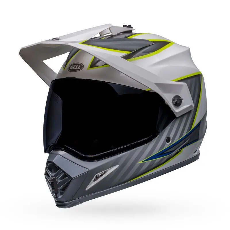 Bell Helmet Mx-9 Adventure Mips (Dalton White/Hi-Viz) 1