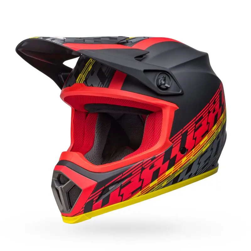 Bell Helmet Mx-9 Mips (Offset Matte Black/Red) 1