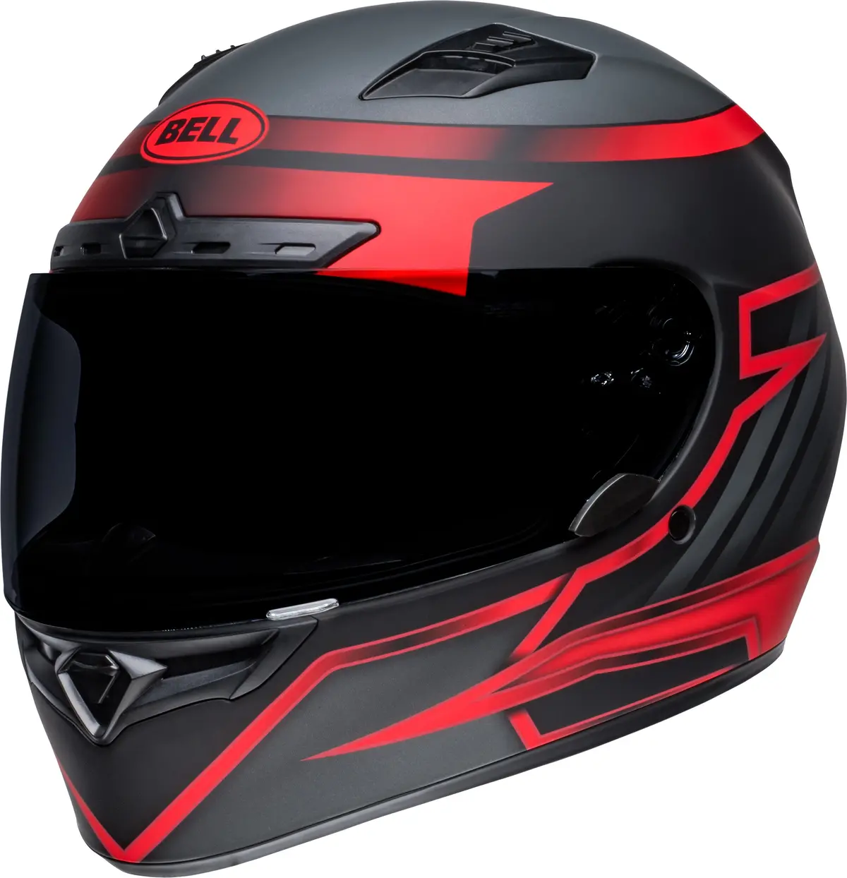 Bell Helmet Qualifier Dlx Mips (Raiser Matte Black/Crimson) 1