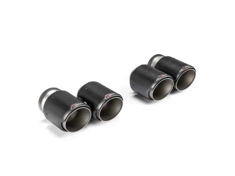 Akrapovic 2021+ Bmw G87 M2, G80 M3 &Amp; G82 M4 Classic Carbon Design Tail Pipe Set 1