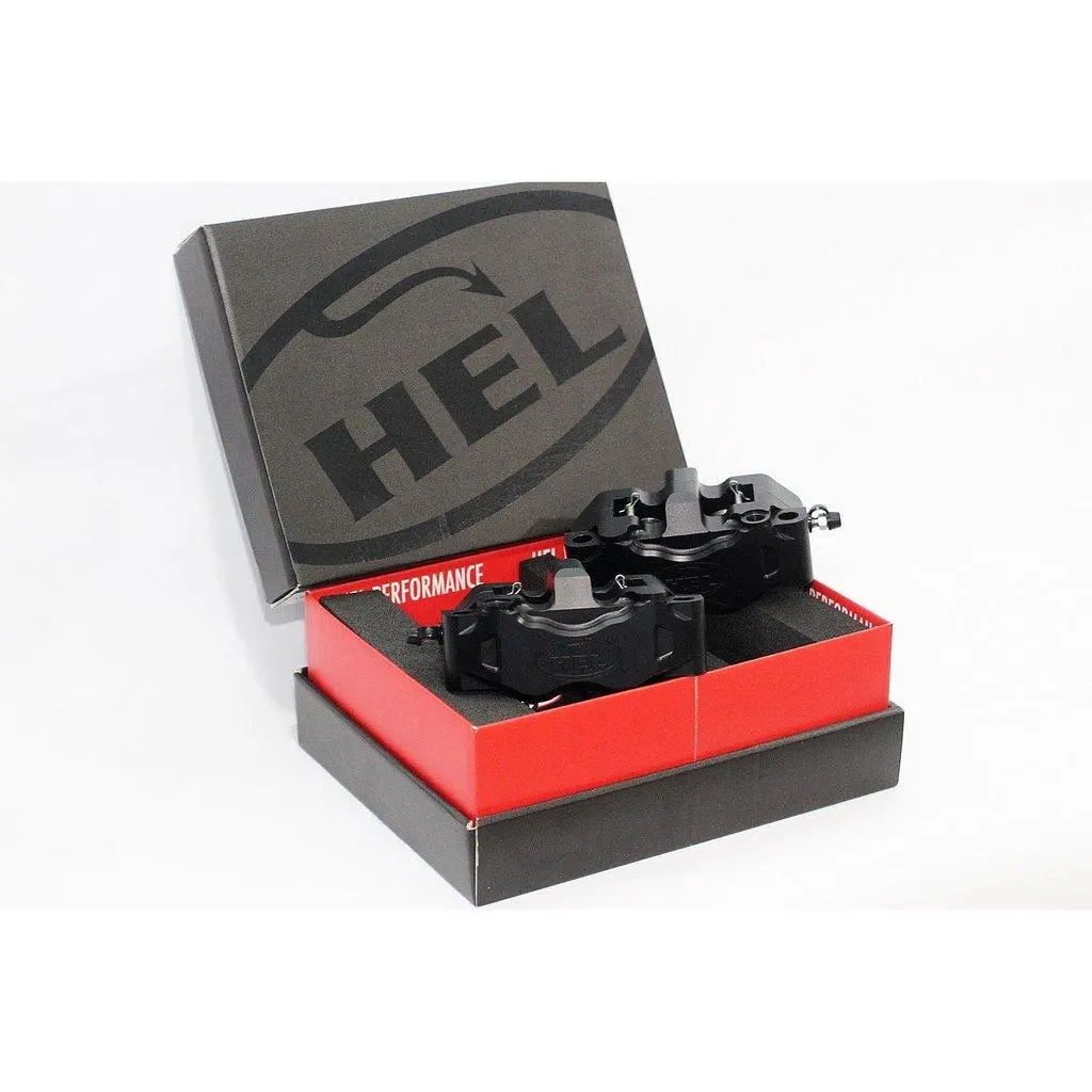 Hel Performance 4 Piston Radial Brake Calipers Kit (108Mm Black) 1