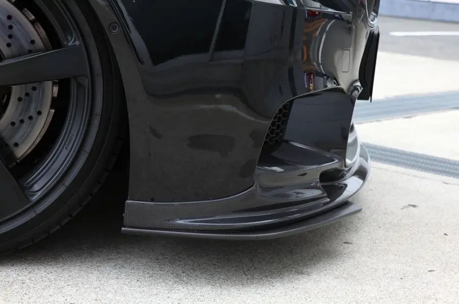 3D Design F10 M5 Matte Carbon Under Splitter Set 1