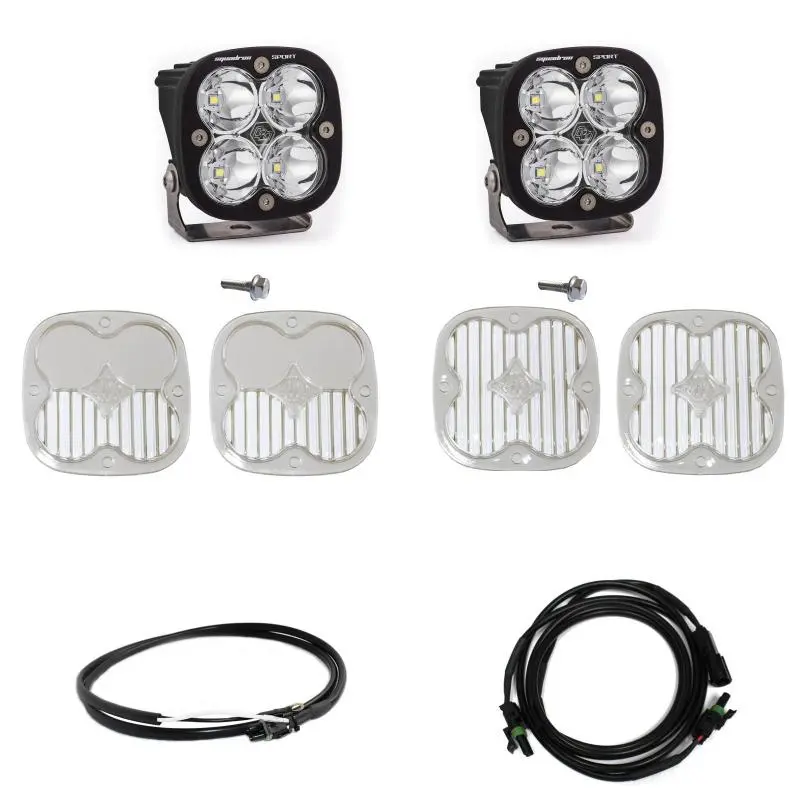 Baja Designs 2021+ Ford Bronco A Piller Light Kit Squadron Sport Spot 2
