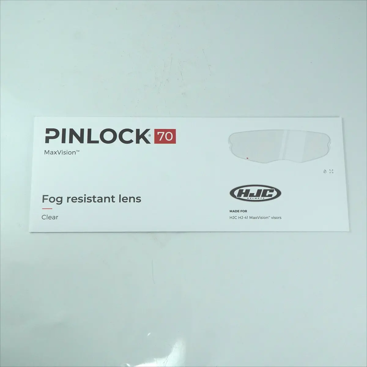 Hjc Helmet Pinlock Sparepart Hj-41 For V10 (Clear) 1