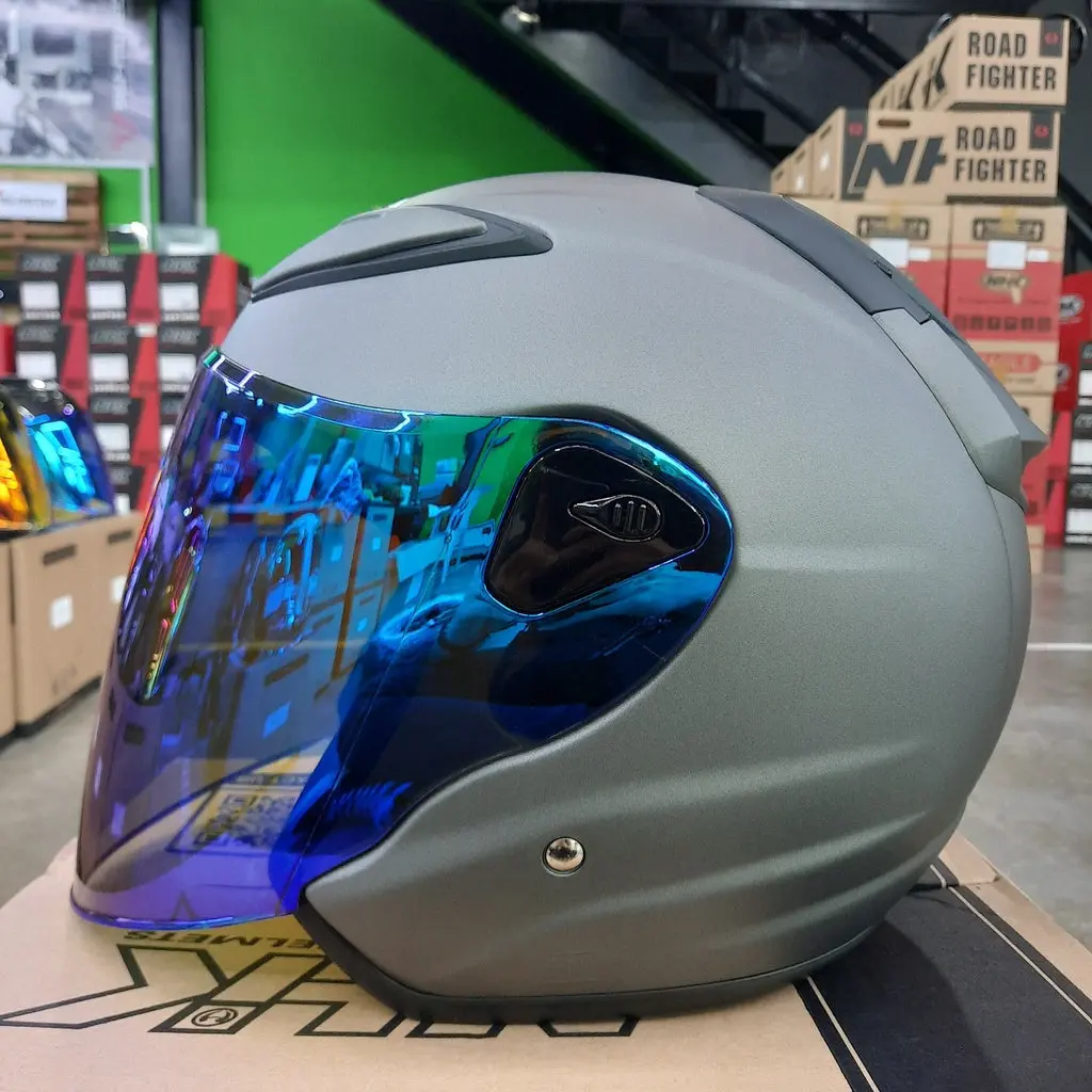 Nhk Helmet R6 V2 Solid (Grey Matt) 1
