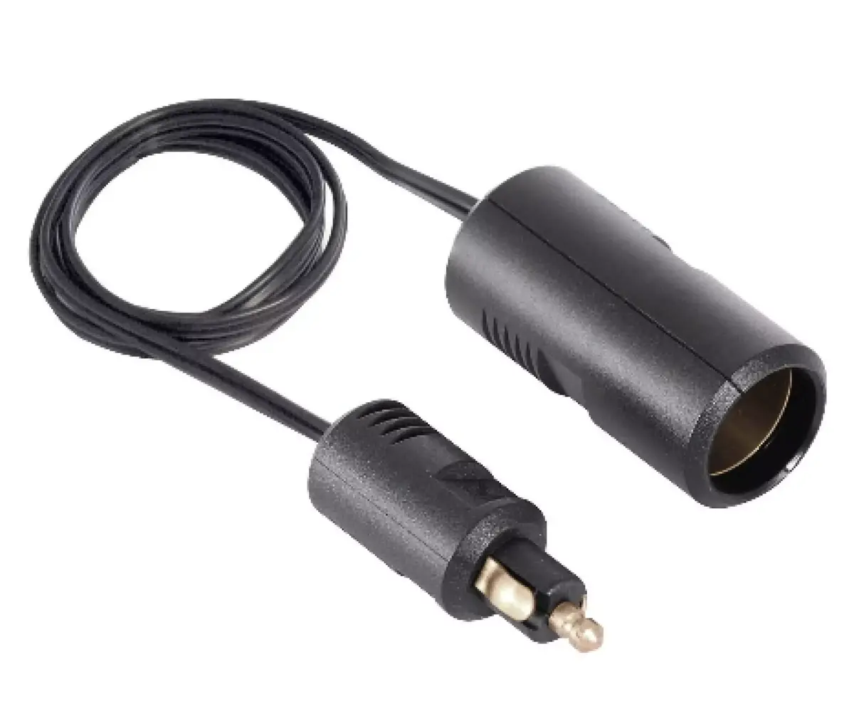 Sw Motech Cigarette Lighter Adapter For Din Socket (Cable 100 Cm Length) (12 V) 1