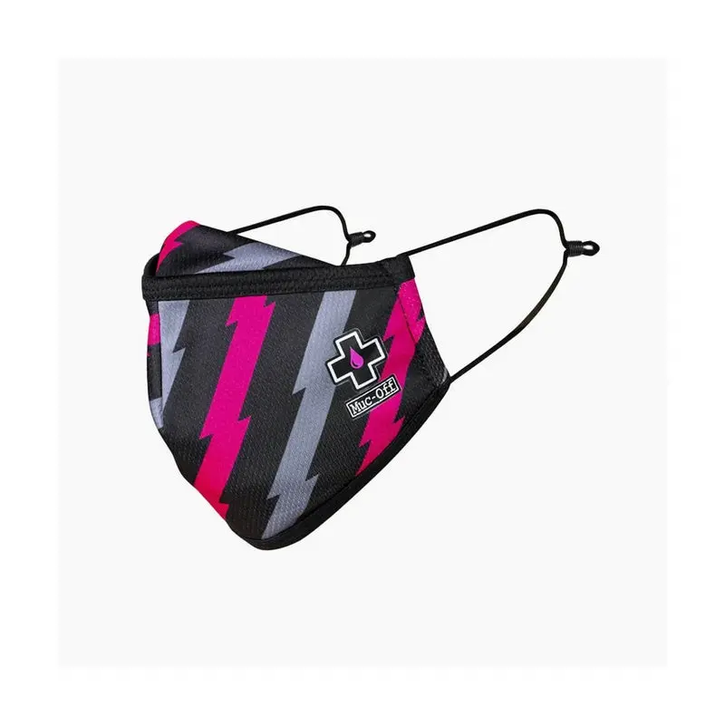 Muc Off Reusable Face Mask (Bolt) (Large) 1