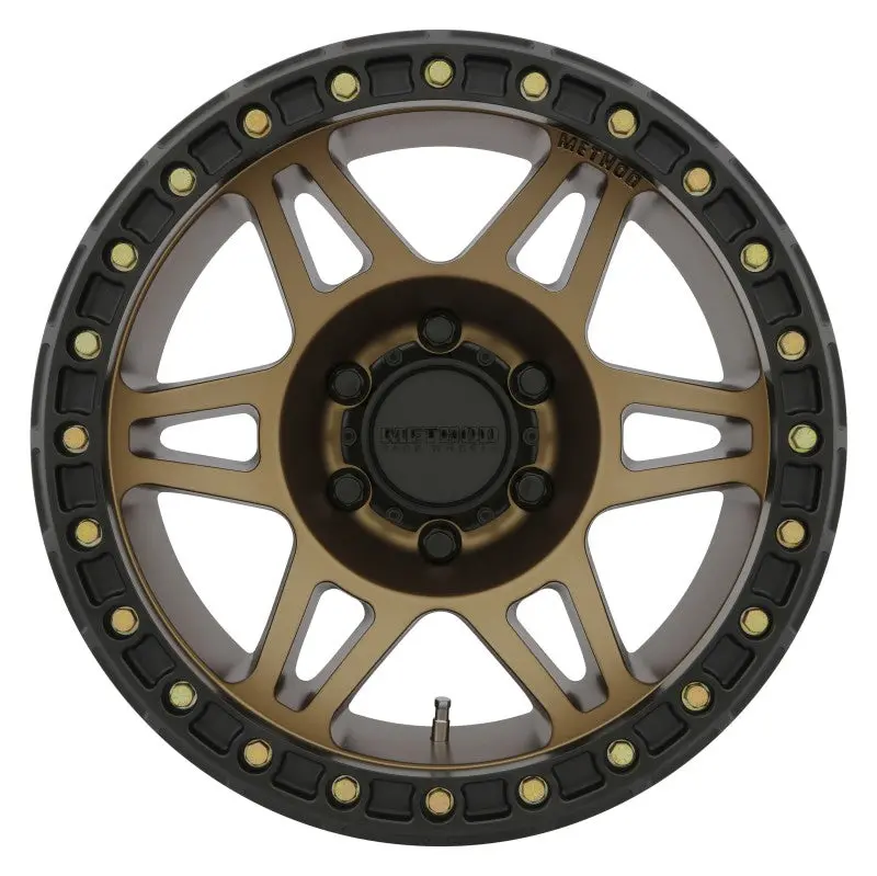 Ford Bronco Method Mr106 Beadlock 17X9 -44Mm Offset 6X5.5 108Mm Cb Method Bronze W/Bh-H24125 Wheel 1