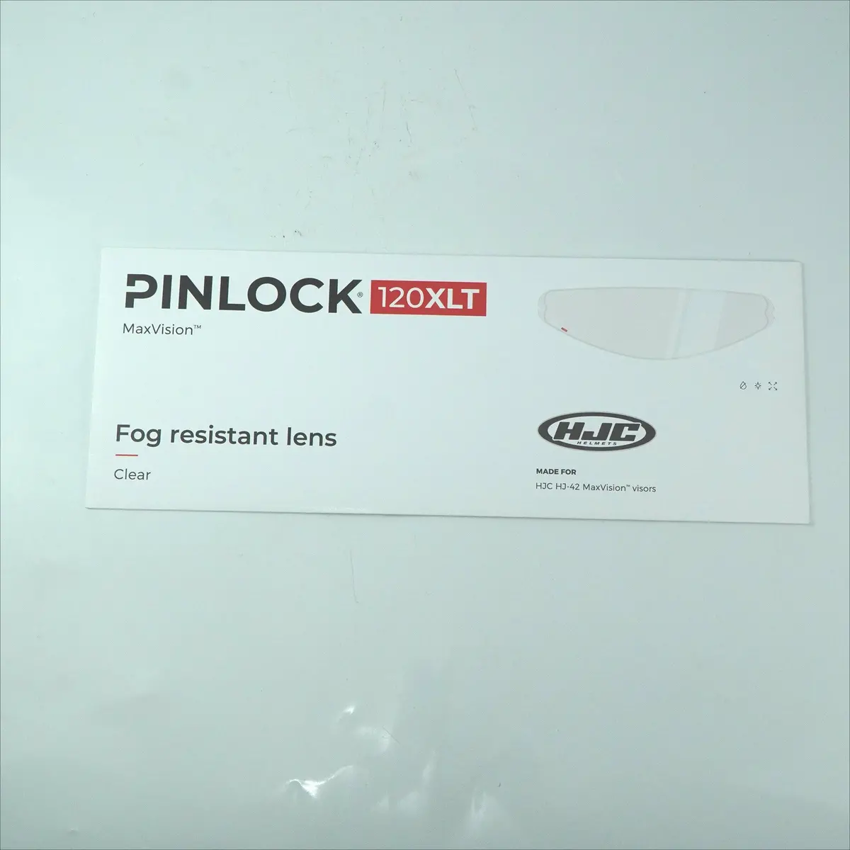 Hjc Helmet Pinlock Sparepart Hj-42 For Rpha 12 (Clear) 1