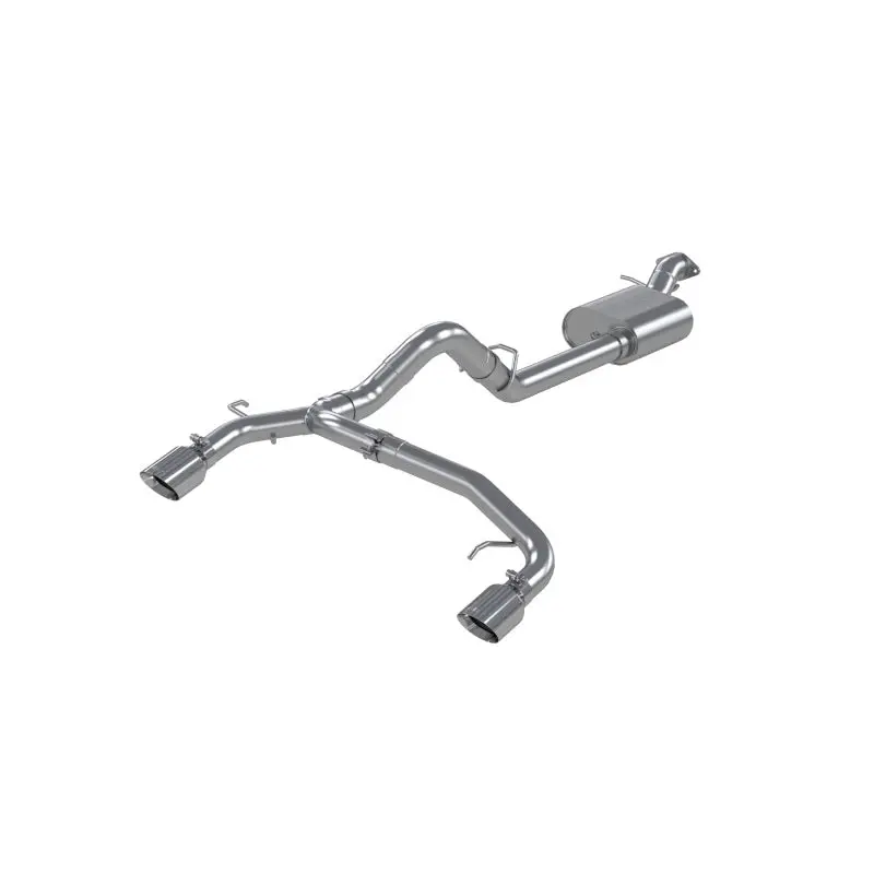 Ford Bronco 2.3/2.7L 3In Catback Exhaust Dual Split Aluminized Steel | Mbrp 1