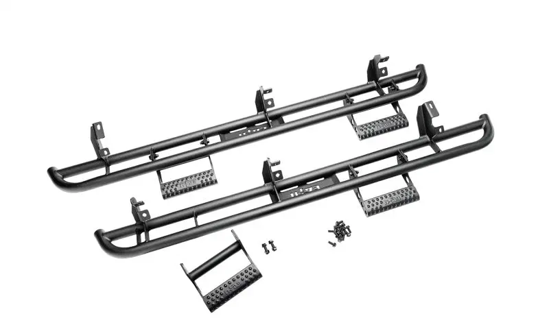 N-Fab Rkr Step System 2021 Ford Bronco 4 Door - Tex. Black - 1.75In 1