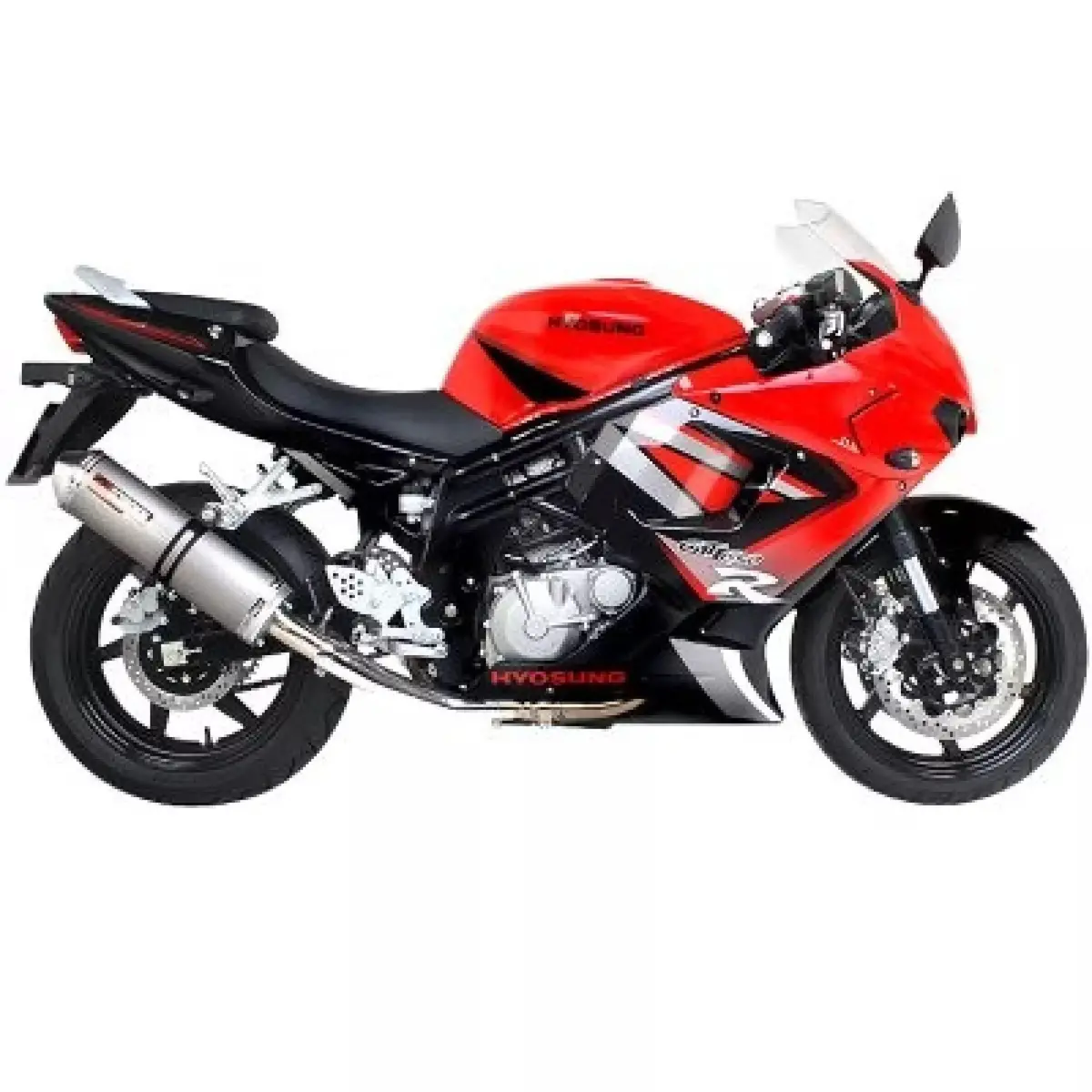 Scorpion Exhaust Fits For Hyosung Gt650r / Gt650s ('06-) (Serket Taper Slip On) 1
