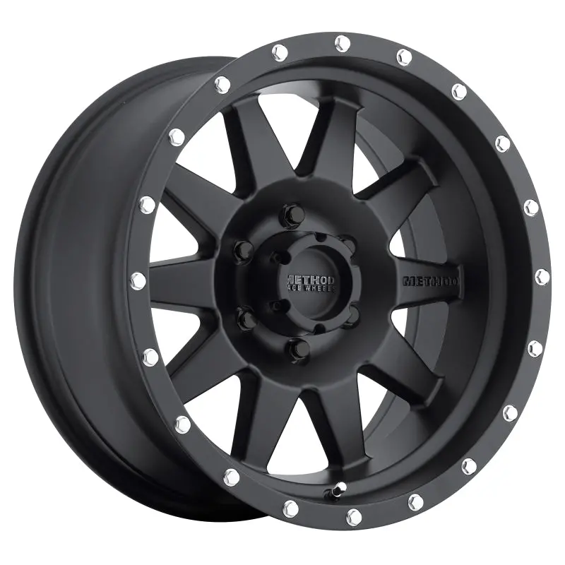 Ford Bronco Method Mr301 The Standard 17X8.5 +25Mm Offset 6X5.5 108Mm Cb Matte Black Wheel 1