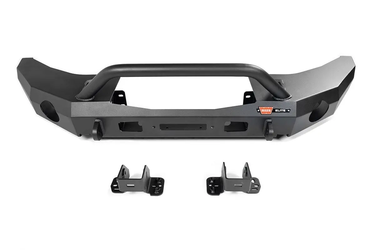 Ford Bronco Elite Front Bumper With Grille Guard | Warn 1