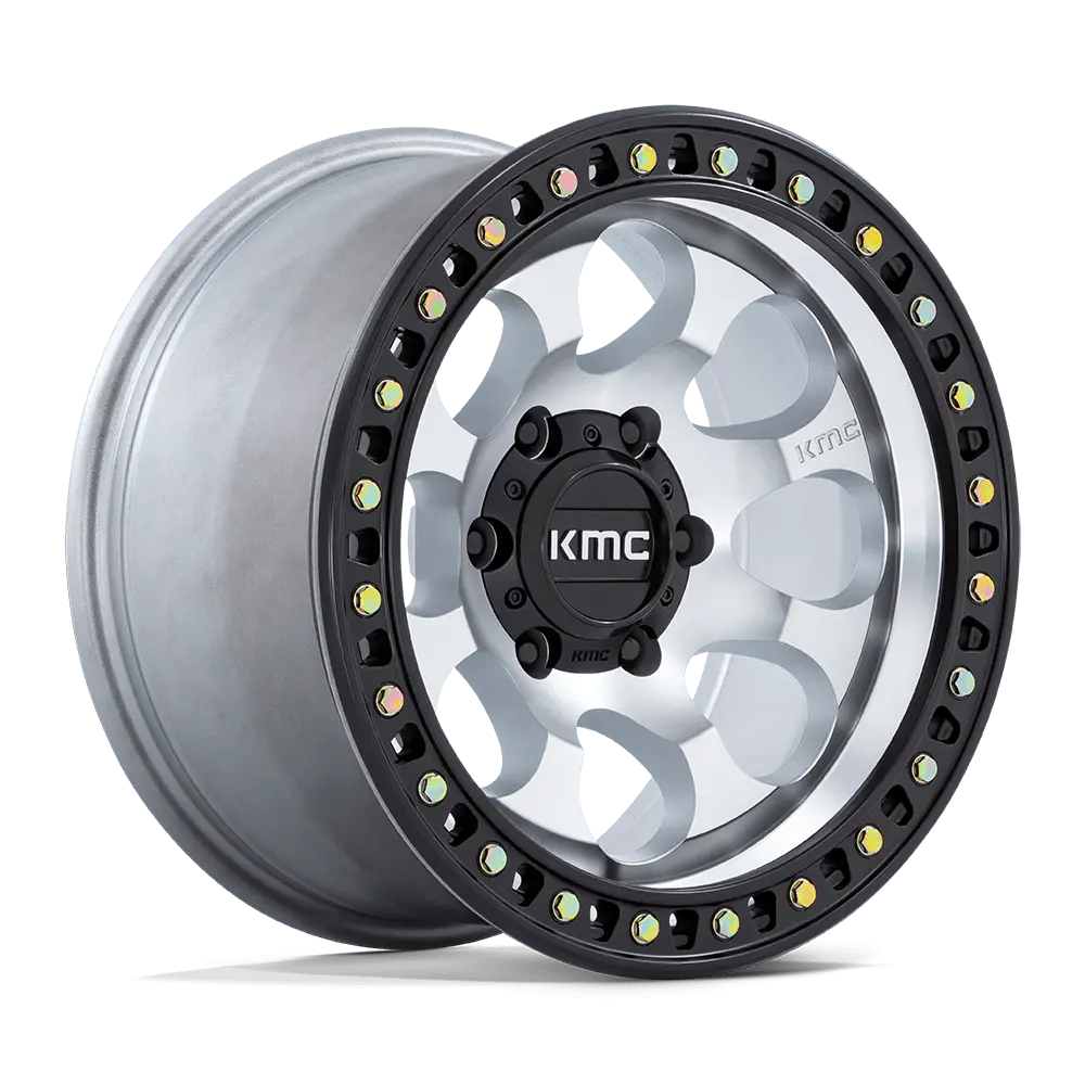 Ford Bronco Riot Sbl Wheel Machined W Satin Black Lip | Kmc 1