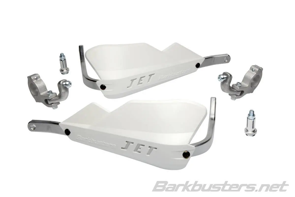 Barkbusters Jet Handguard (Tapered) Fits For Dual Sport / Enduro & Trail Bikes (White) 1