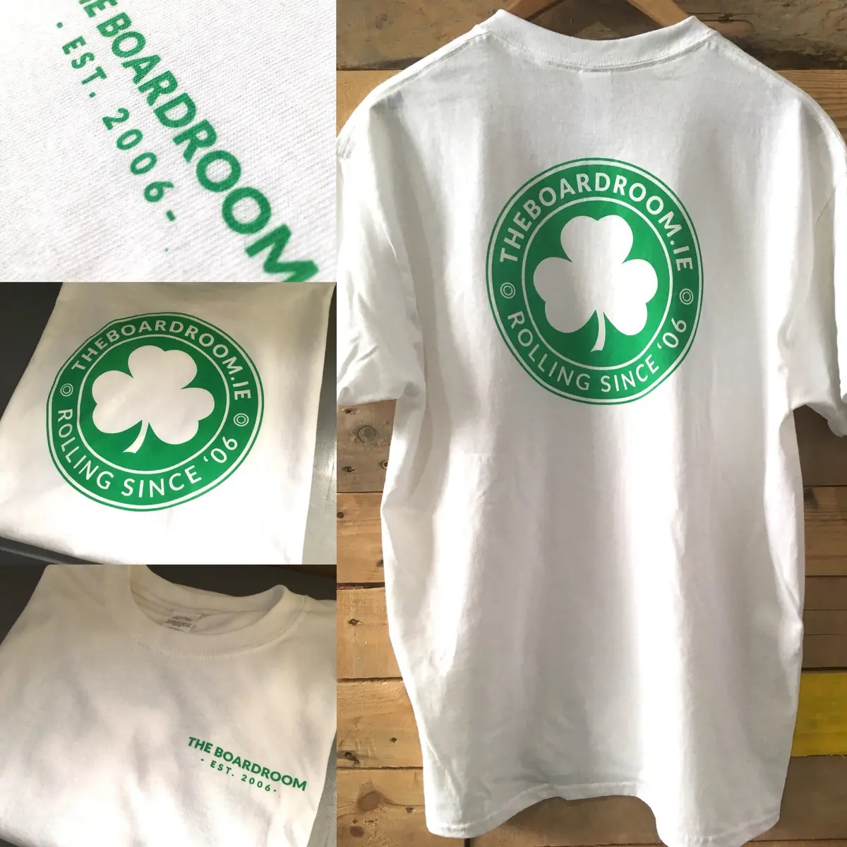 Boardroom Locals T-Shirt Green Print 1