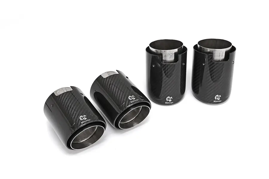 3D Design F8x M2 / M3 / M4 Carbon Exhaust Tip Set 1