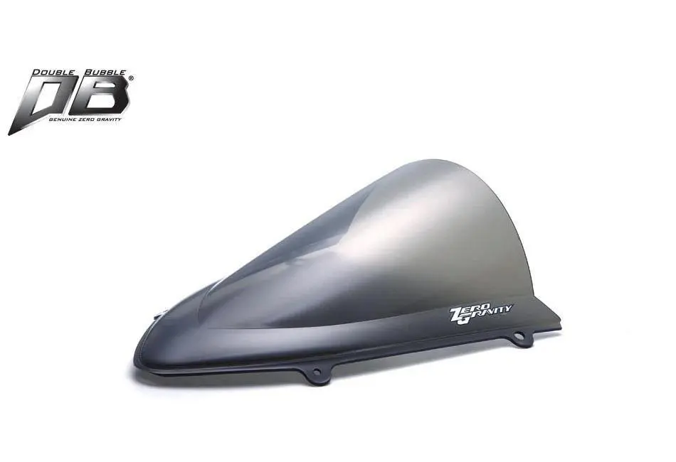 Zero Gravity Double Bubble Windscreen Fits For Kawasaki Ninja 250R ('08-'12) (Light Smoke) 1