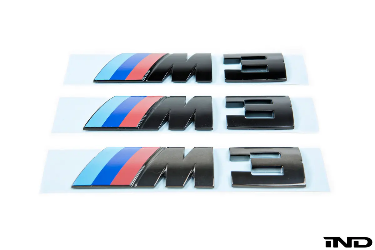 Ind E46 M3 Painted Trunk Emblem 1