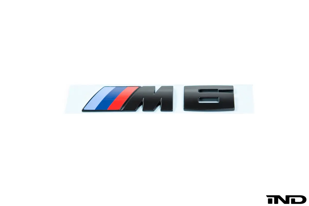 Ind F06 / F12 / F13 M6 Painted Trunk Emblem 1