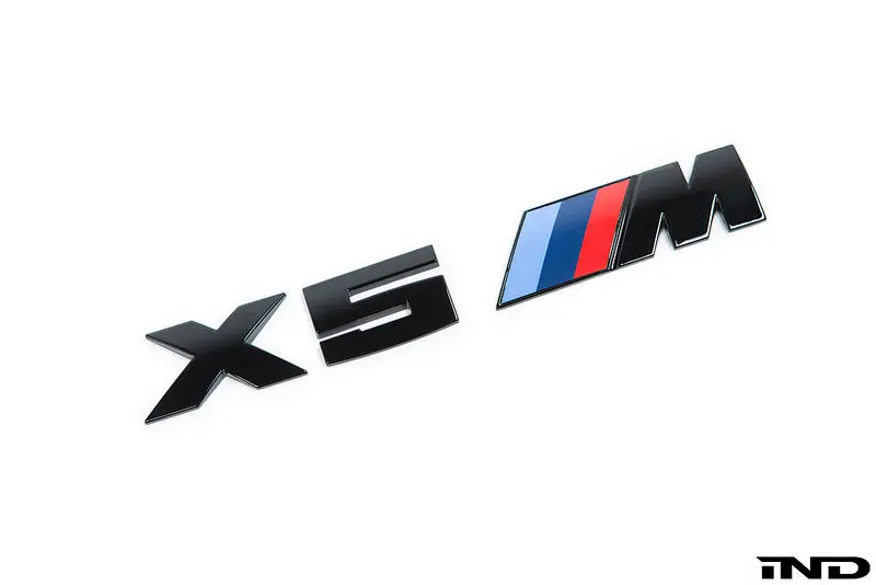 Ind E70 X5m Painted Trunk Emblem 1