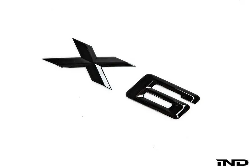 Ind F16 X6 Painted Trunk Emblem 1