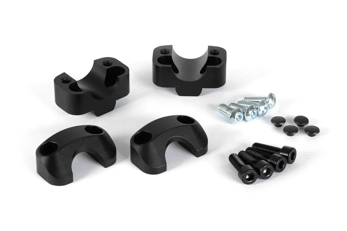 Sw Motech Bar Converter Ø 22Mm To Ø 28Mm (H=20Mm) (Black) 1