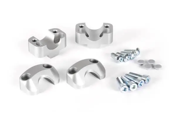Sw Motech Bar Converter Ø 22Mm To Ø 28Mm (H=20Mm) (Silver) 1