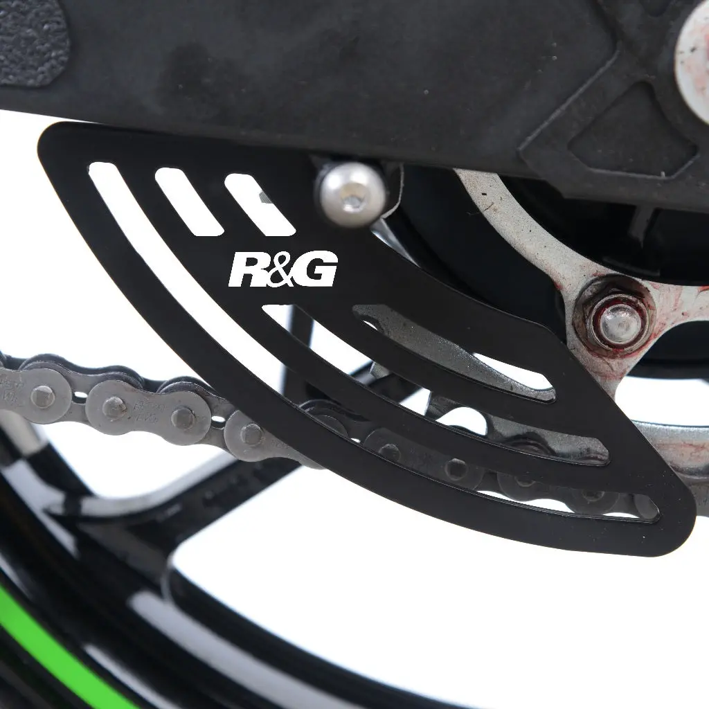 R&G Toe Chain Guards - Toe Guard Kawasaki Ninja 250/400 '18-, Z400/ Z250 '19-, Zx-25R '20- & Zx-4R(R) (Se) ’23- Models 1