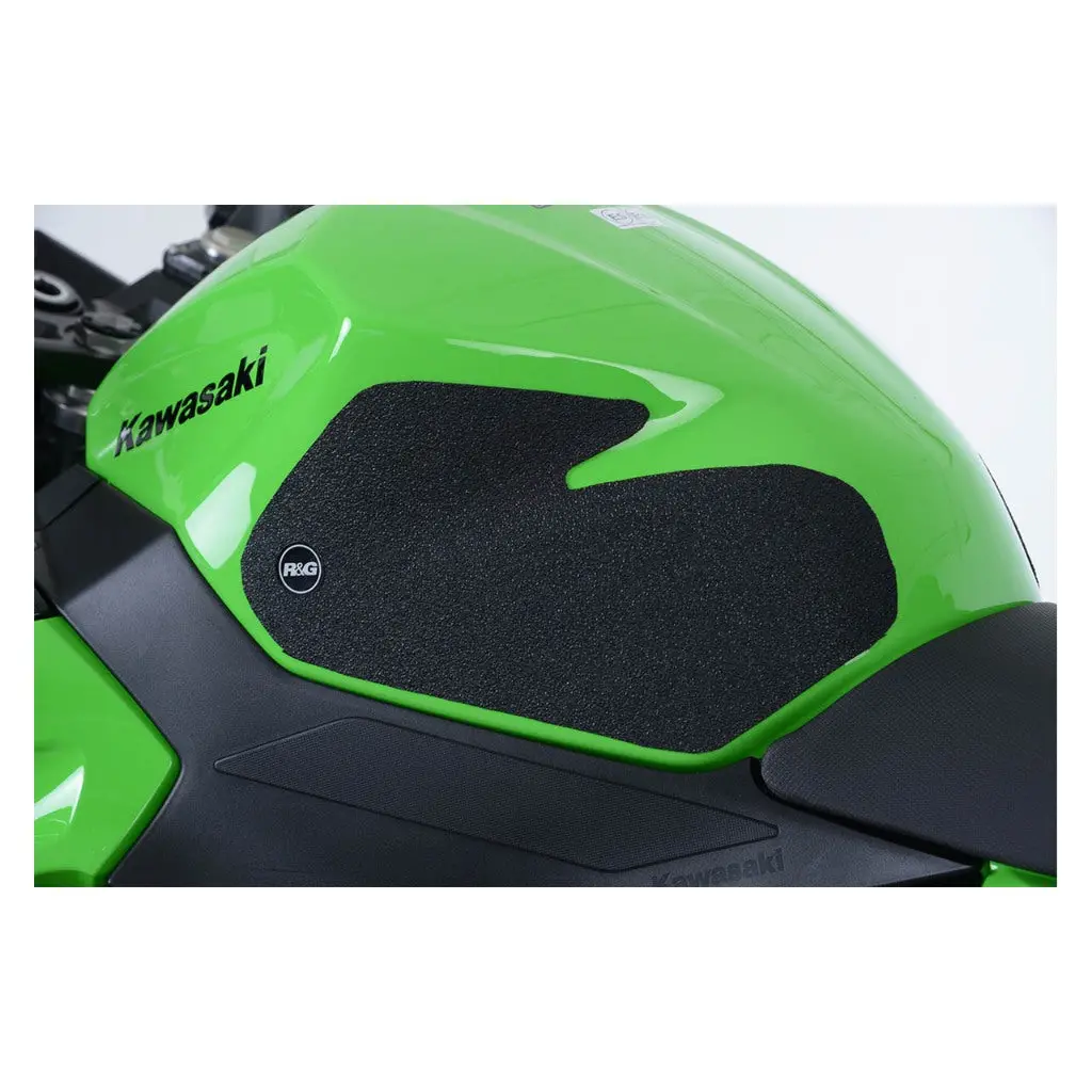 R&G Tank Traction Grips For Kawasaki Ninja 250/400 ('18-) & Z400/ Z250 ('19-) Clear 1