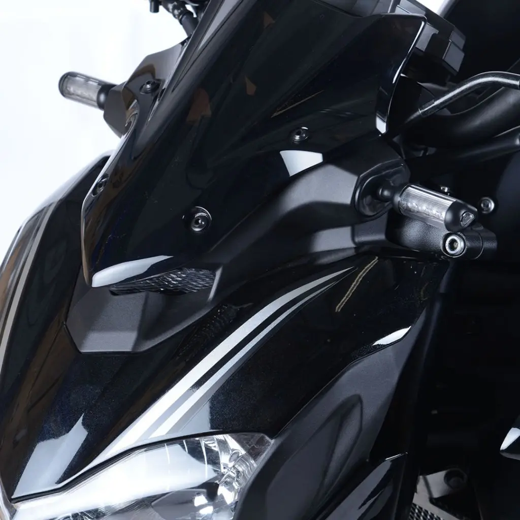 R&G Front Indicator Adapter Kit For Kawasaki Versys-X 300 ('17-), Z125 ('19-), Ninja 125 ('19-) & Z400/ Z250 ('19-) 1