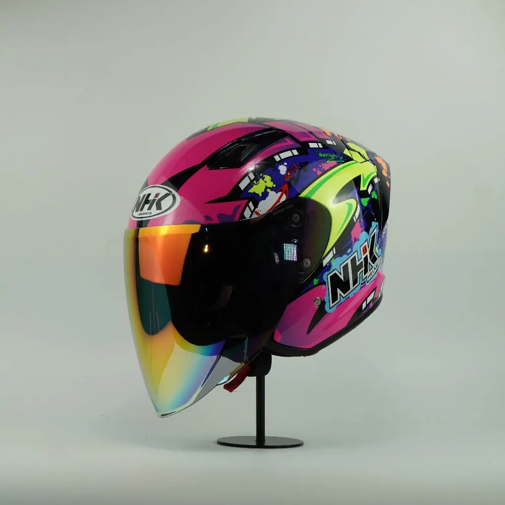 Nhk Helmet S1gp S Tamburini (Black Met Blue Glossy) 1